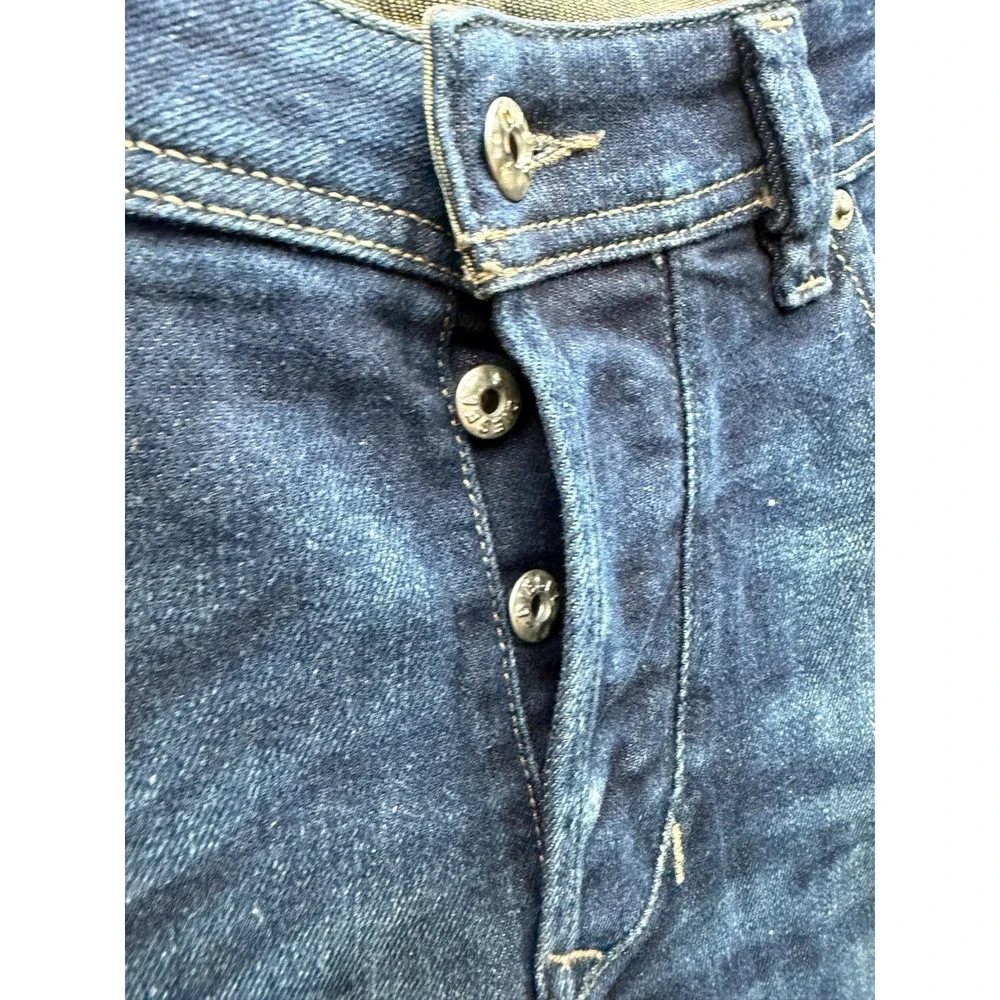 Diesel Larkee Regular Straight Leg Button-Fly Denim Jeans Blue Mens Size 34 x 32